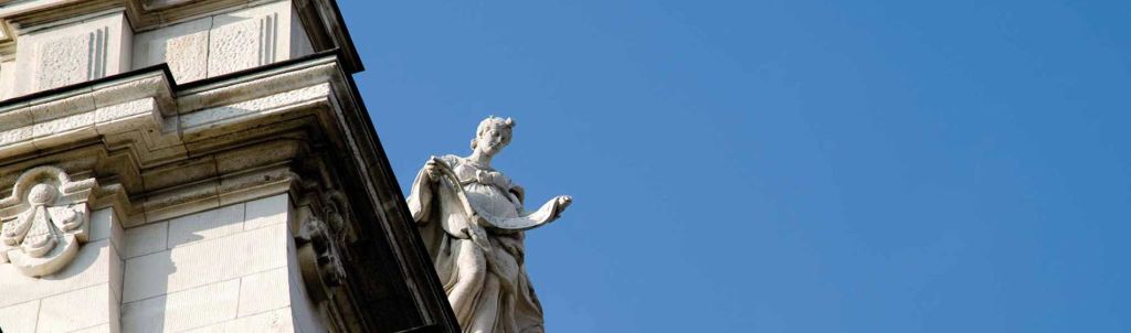 Statues on a building